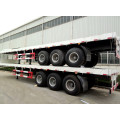 CIMC 40FT Flat Bed 3 Axles Container Semitrailer